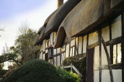 Dettaglio della dimora di Anne Hathaway a Stratford-upon-Avon, Inghilterra - © David Hughes / Shutterstock.com