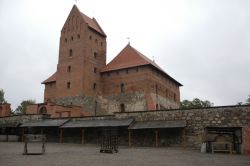 L'interno del castello di Trakai