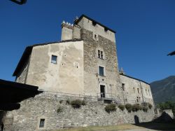 Dettaglio del Castello medievale di Avise, Valle d'Aosta - © Route66 / Shutterstock.com