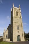 Down Cathedral a Downpatrick, Irlanda del Nord. Nel principale edificio di culto della città si ritiene che sia sepolto San Patrizio - © Lance Bellers / Shutterstock.com