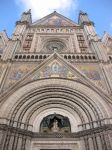 La facciata del Duomo di Orvieto uno dei capolavori assoluti dell'arte italiana