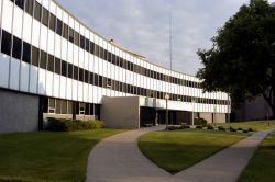 Edifici amministrativi della contea di Minnehaha a Sioux Falls, South Dakota, USA.
