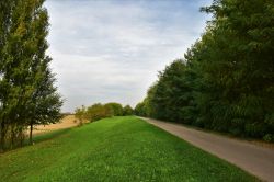 Escursione in bicicletta nelle campagne di Fratta Polesine in Veneto