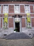 Facciata del Museo delle Arti Antiche a Namur, Belgio. Situato all'interno di una dimora storica del XVIII° secolo, espone opere del Medioevo e del Rinascimento di questo territorio ...