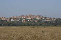 Foiano della Chiana; panorama della città della Valdichiana, non distante da Arezzo in Toscana - 