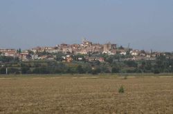 Foiano della Chiana; panorama della città della Valdichiana, non distante da Arezzo in Toscana - 