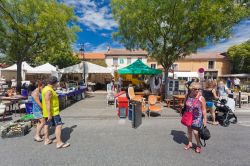 La gente frequenta ogni settimana il consueto mercato delle pulci, uno degli appuntamenti imperdibili di L'Isle-sur-la-Sorgue (Francia) - foto © Ivica Drusany / Shutterstock.com