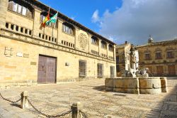 Fontana dei Leoni a Baeza, Spagna. Si trova in Piazza del Popolo nella cittadina andalusa di Baeza dichiarata Patrimonio dell'Umanità per aver saputo conservare le caratteristiche ...