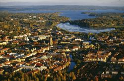 Una foto aerea di Falun in Svezia - © BMJ / Shutterstock.com