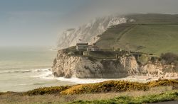 Freshwater Bay, Isola di Wight, in Ighilterra ...