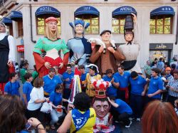 Personaggi "Gigantes y Cabezudos" durante i festeggiamenti della Semana Grande de Bilbao che si scolge tutti gli anni nel mese di agosto - foto © Jarno Gonzalez Zarraonandia / ...