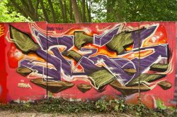 Graffiti durante il Bozar Graffiti Festival a Mulhouse, Francia - © 286320203 / Shutterstock.com