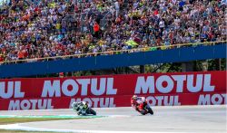 Gran premio di Moto Gp nel tempio dei motori ad Assen in Olanda