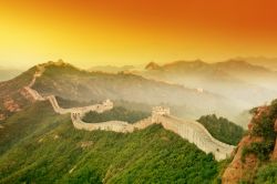 Grande Muraglia Cinese a Nord di Pechino, in ...