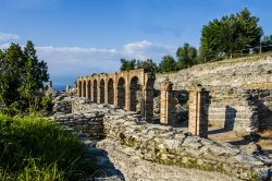 Grotte di Catullo, Sirmione: rovine della villa romana, Lago di Garda (Lombardia).



