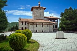 Hertsegovachka Gracanica, il monastero serbo ortodosso di Trebinje (Bosnia Erzegovina). Costruito nel 2000 riprende il modello del monastero di Gracanica in Kosovo.



