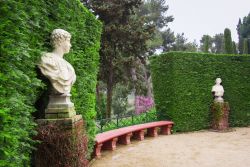 I giardini di Santa Clotilde di Lloret de Mar, in provincia di Girona, Spagna. Situati in posizione panoramica, in cima ad una scogliera, furono progettati a inizio Novecento dal grande architetto ...
