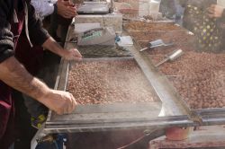 I maestri del torrone di Cremona preparono le teglie che delizieranno i visitatori della festa di novembre