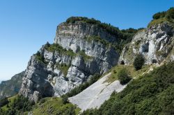 I monti nella zona di Polsa-Brentonico in Trentino, ad est del Lago di Garda