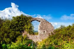 I resti della antica città di Cosa: siamo a Ansedonia in Toscana a sud dell'Argentario