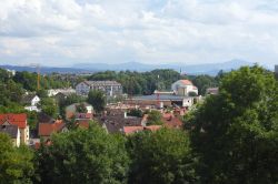 I tetti della cittadina medievale di Kempten, Baviera, Germania. Fra le più antiche città del paese, vanta una storia di oltre 2 mila anni. 
