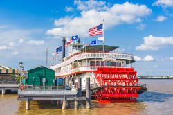 Il battello Steamboat Natchez sul fiume Missisipi nei pressi di New Orleans in Louisiana (USA) - © Sean Pavone / Shutterstock.com
