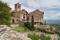 Il borgo antico di Anghiari, provincia di Arezzo, Toscana.
