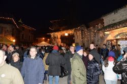 Il borgo di Grazzano Visconti durante le feste ...