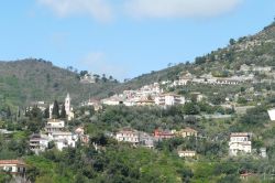 Il borgo di Moglio, frazione di  Alassio sulla riviera ligure