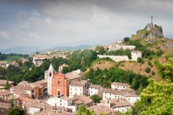 Il borgo di Pennabilli in Emilia-Romagna, bandiera arancione del Touring Club Italiano. Siamo nella Comunità montana Alta Valmarecchia.
