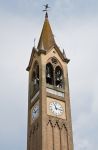 Il campanile della Chiesa di Santa Maria Assunta a Gropparello in Emilia-Romagna