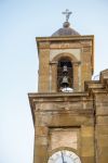 Il campanile di una chiesa a Monte Porzio Catone sui Castelli Romani, nel Lazio