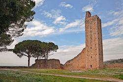 Il Cassero e la sua Torre, tra i simboli di Castiglion Fiorentino in provincia di Arezzo in Toscana - © ermess / Shutterstock.com