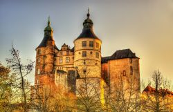Il castello dei Duchi di Wurttemberg a Montbeliard in Francia.