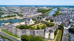 Il Castello di Anjou a Angers city regione della Loira in Francia