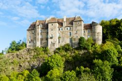Il castello di Boussac Castle, Dipartimento della Creuse nel Limosino in Francia