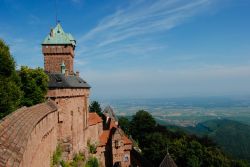 Il Castello di Haut-Koenigsbourg in Alsazia, uno dei simboli della regione della Francia
