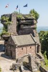 Il Castello Haute-Barr castle in Alsazia, est della Francia