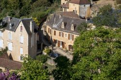 Il centro di Beynac-et-Cazenac visto dall'alto, Dordogna, Francia - © wjarek / Shutterstock.com