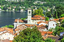 Il centro di Blevio, uno dei borghi del Lago di Como