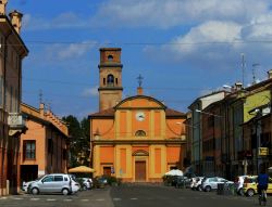Il centro stroico di Campagnola Emilia in provincia di Reggio Emilia - © Kimmy kiran, CC BY-SA 4.0, Wikipedia