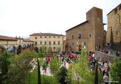 Il centro di Castiglion Fiorentino durante il Maggio Castiglionese