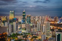 Il centro finanziario di Panama City, la capitale dello stato