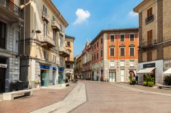 Il centro storico di Alessandria, Piemonte. Città ...