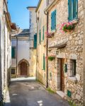 Il centro storico di Boville Ernica in provincia di Frosinone, nel Lazio