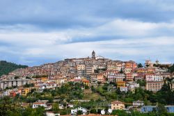 Il centro storico di Fiuggi, la città delle terme nel Lazio centrale.