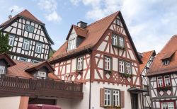 Il centro storico di Kronberg im Taunus pittoresca città della Germania