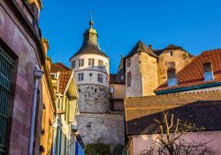 Il centro storico di Montbeliard e il suo castello che domina il borgo della Franca Contea.