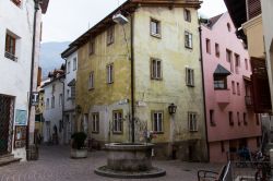 Il centro storico di Ortisei, provincia di Bolzano, Trentino Alto Adige. Centro abitato principale nonché più densamente popolato della Val Gardena, Ortisei è un'importanza ...
