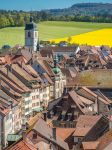 Il centro storico di Porrentruy in Svizzera